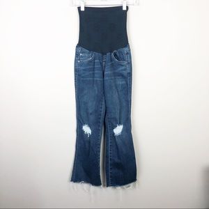 Jessica Simpson Distressed Maternity Jeans